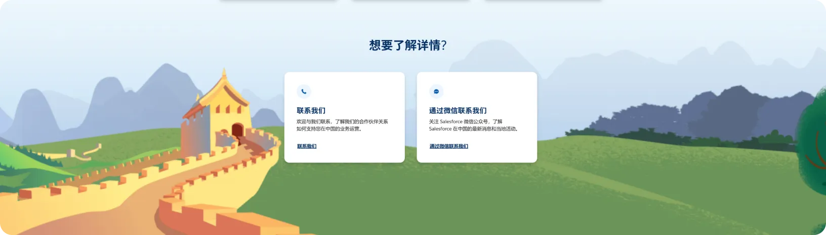 Salesforce Chinese website