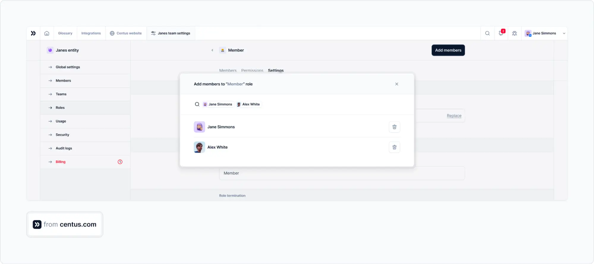 adding contributors in Centus.webp