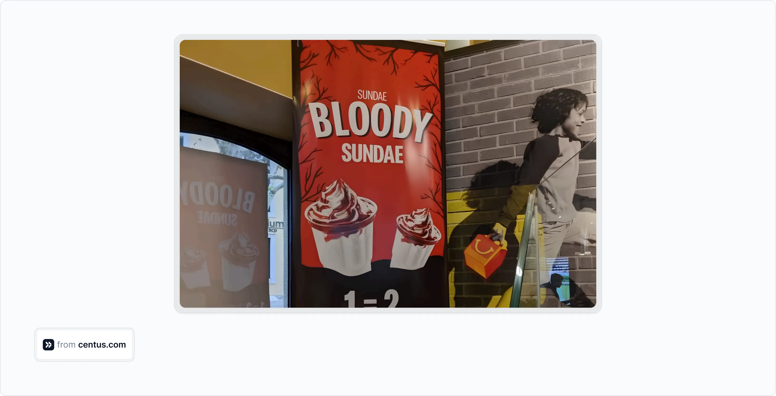 McDonald's Bloody Sundae campaign