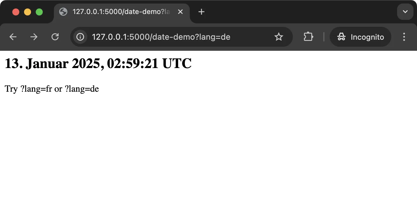 localizing dates in Python