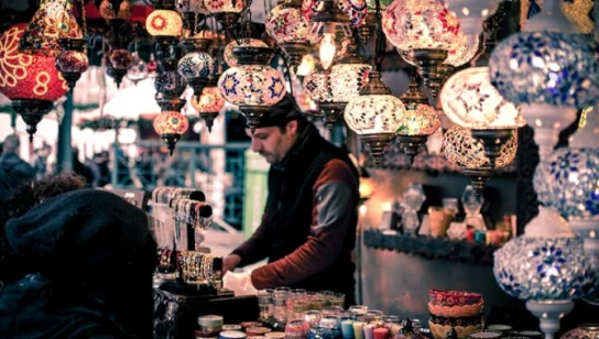 a local man on a market