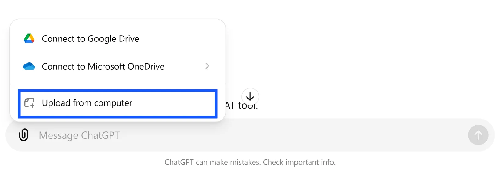 adding an XML file to ChatGPT