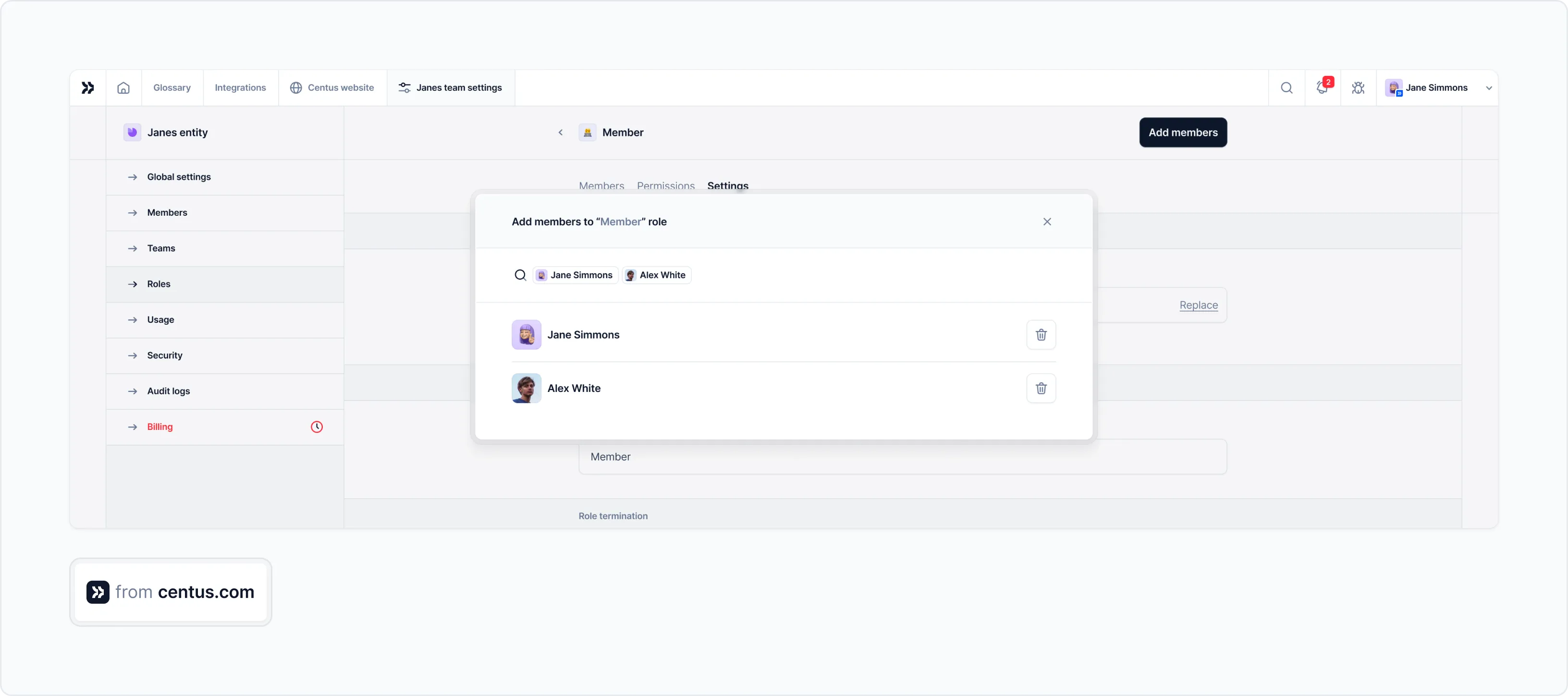 adding contributors to Centus