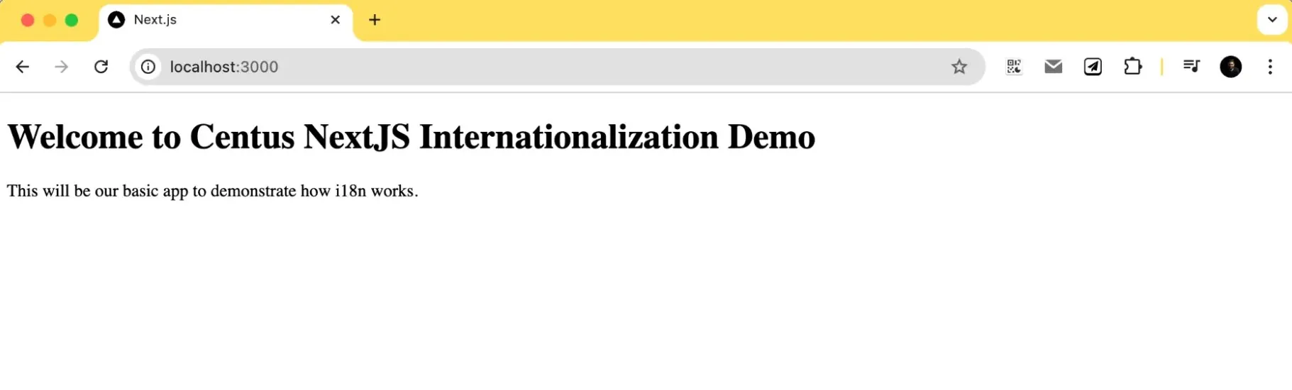 an example of a NextJS app