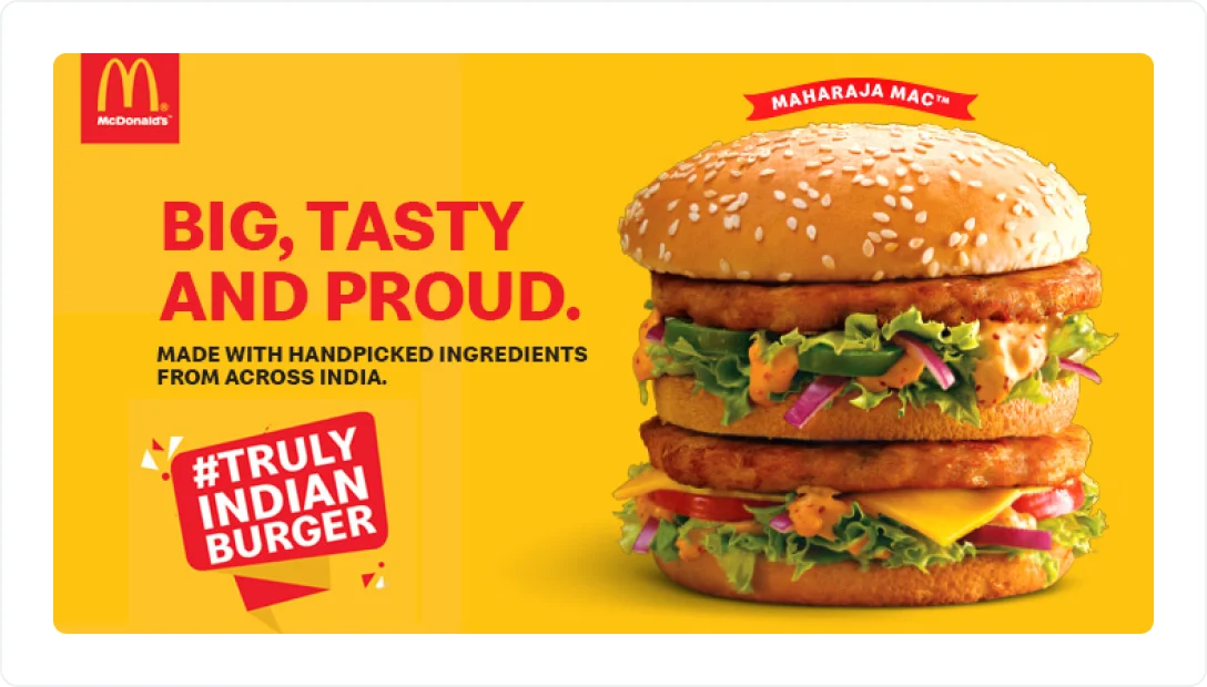 India’s McDonald’s burger