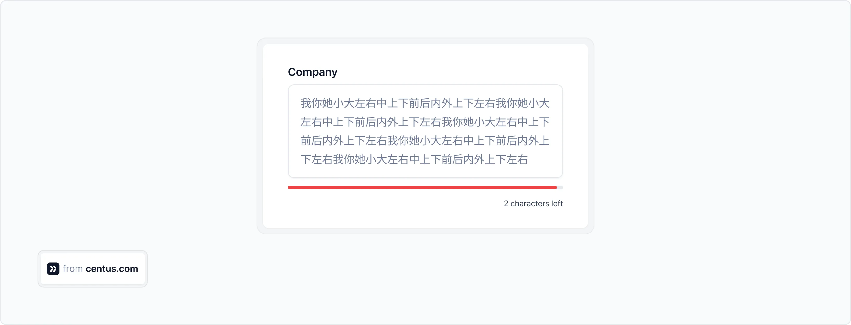 Test with maximum-length strings