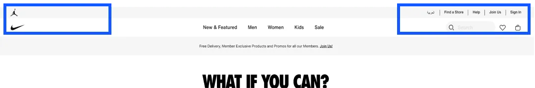 Nike UAE website in English