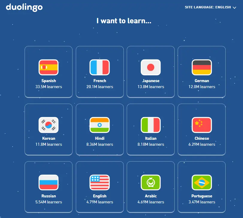 Duolingo’s language courses