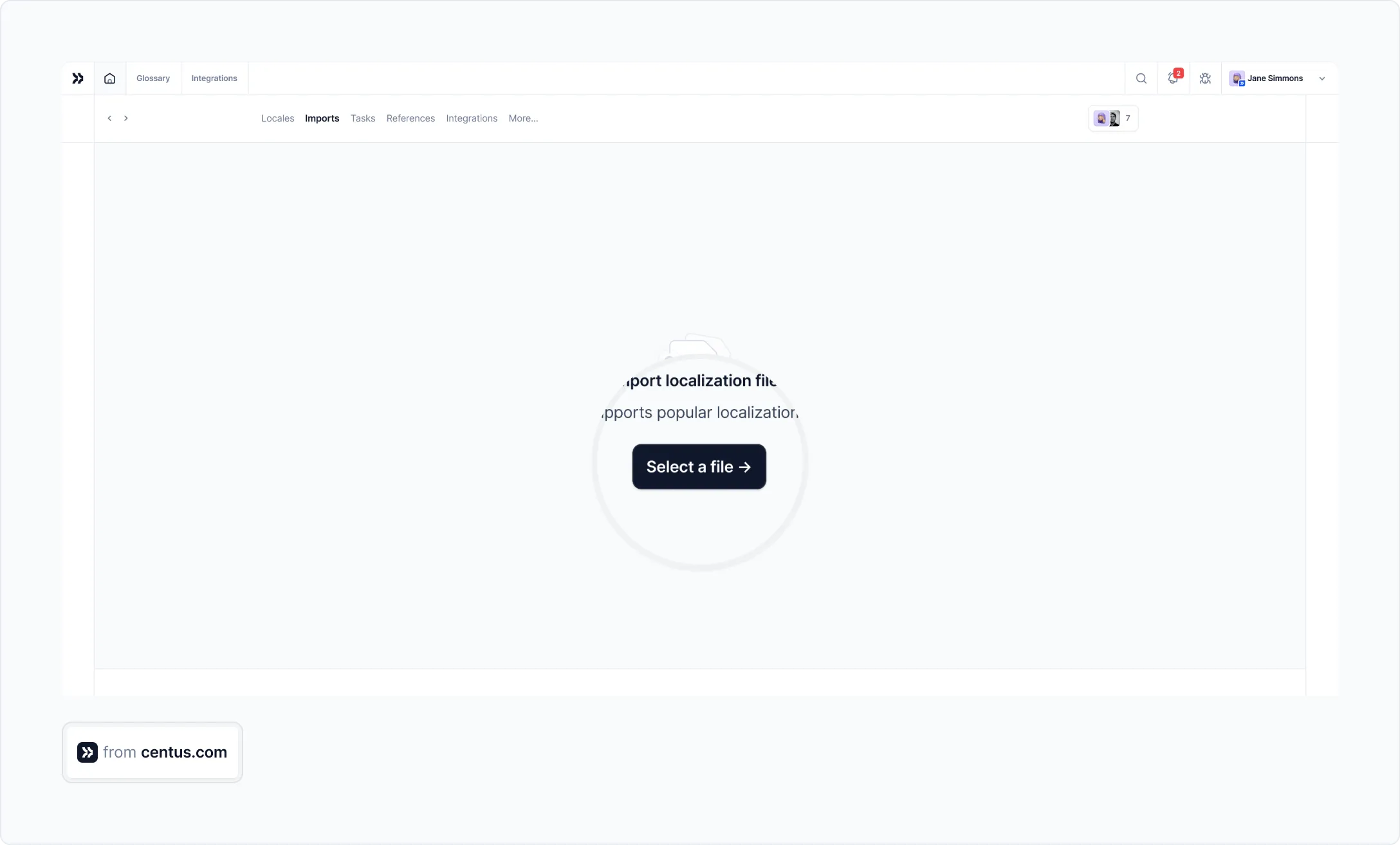 importing files to a TMS