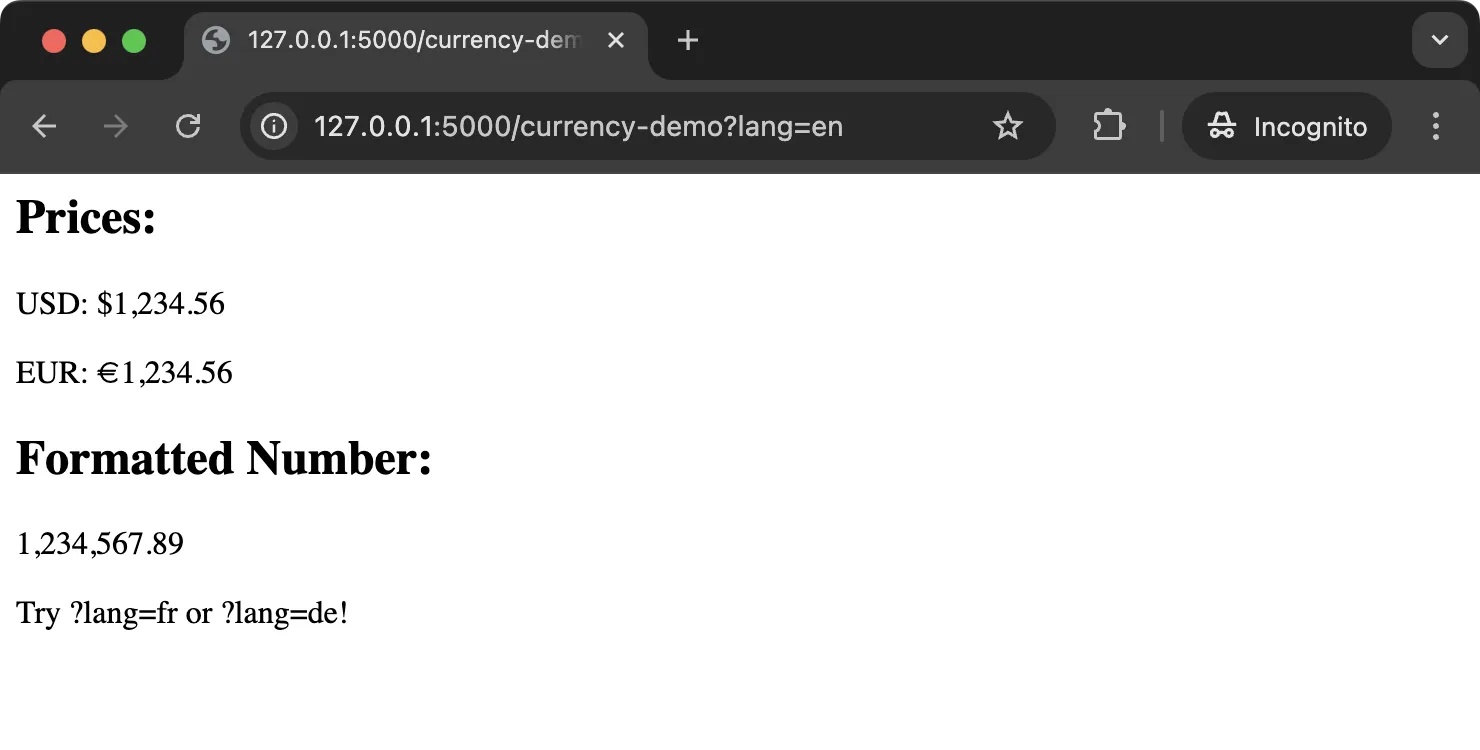 localizing numbers in Python